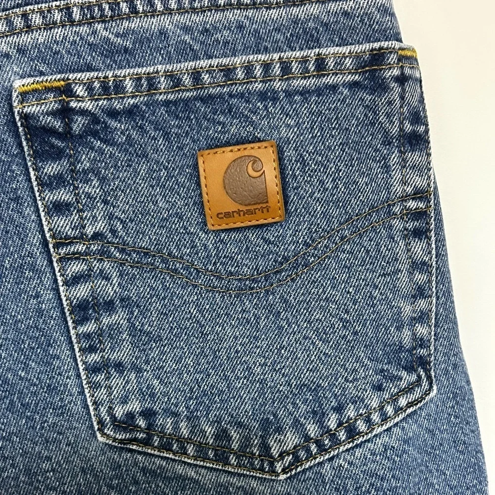 Carhartt Men’s Flannel Lined Relaxed Fit 100% Cotton Jeans Size 44x30